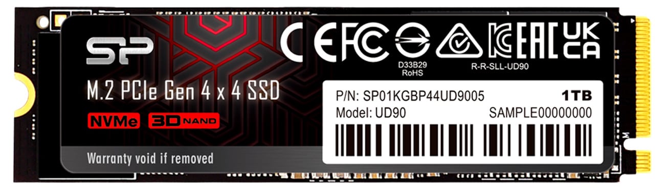 Silicon Power 1TB M.2 PCIe Gen4 NVMe UD90 - Dyski SSD